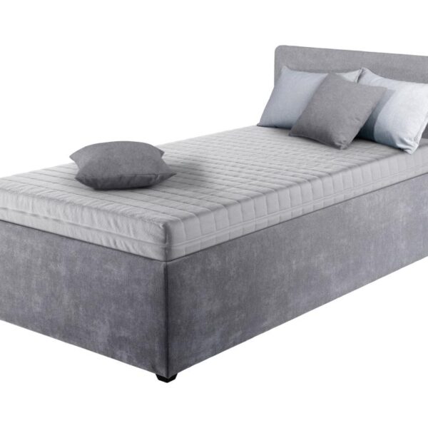 in Stoff 6041, Liegefläche 100x200cm, 18cm Komfortschaummatratze in Doppeltuchbezug, Bettkasten, Kopfteil in Möbelstoff, Kopfteilhöhe ca. 100cm, Sitzhöhe ca. 59cm Hinweis Maßangaben Alle genannten Maßangaben sind Circa-Maße