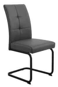 Bezug Kunstleder PU -52 Grau - 100% Polyester , Gestell Hochkant Pulverbeschichtung Schwarz strukturiert, Sitz und Rücken fest gepolstert, Rücken mit Steppnähten, Belastbarkeit max: 120 kg, B/H/T ca.46,5x98x61cm, SH ca.49cm, Sitztiefe ca.45cm, Sitzbreite ca.46,5cmHinweis Maßangaben
Alle genannten Maßangaben sind Circa-Maße