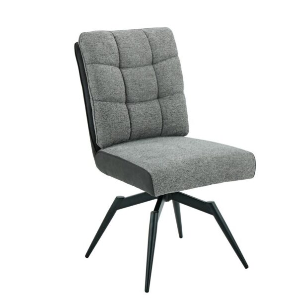 in -60/46 Dunkelgrau/VT Anthrazit, außen Microfaser, - 100% Polyester, innen Webstoff, - 92% Polyester/8% Polyamid, Metallgestell Rundrohr konisch schwebend, schwarz pulverbeschichtet strukturiert, Komfortsitz mit Federkorb, Sitz und Rücken fest gepolstert, 360° drehbar, Rücklehne mit Steppnähten, Sitzhöhe 50,5cm, Sitztiefe 45cm, Sitzbreite 49cm, BHT 49/93/66,5cm, max. Belastbarkeit 120kg Hinweis Maßangaben Alle genannten Maßangaben sind Circa-Maße